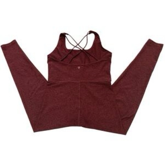 CALIA LustaLux Wine Red Activewear Bodysuit - Size: Small - NWT - Picture 4 of 7